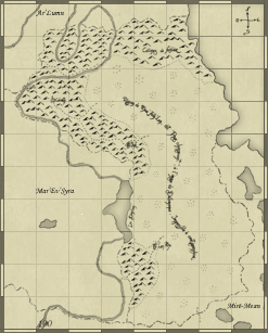 Carte du relief de Mar'Ini'Uyn. Cliquez pour agrandir.