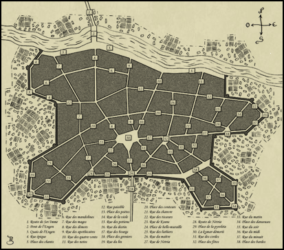 Plan de la ville de Netria, cliquez pour agrandir.