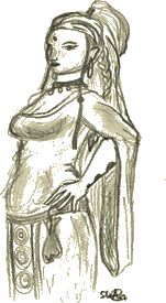 Sage-femme et pr�tresse du Culte de Maeailasen, par SLo.